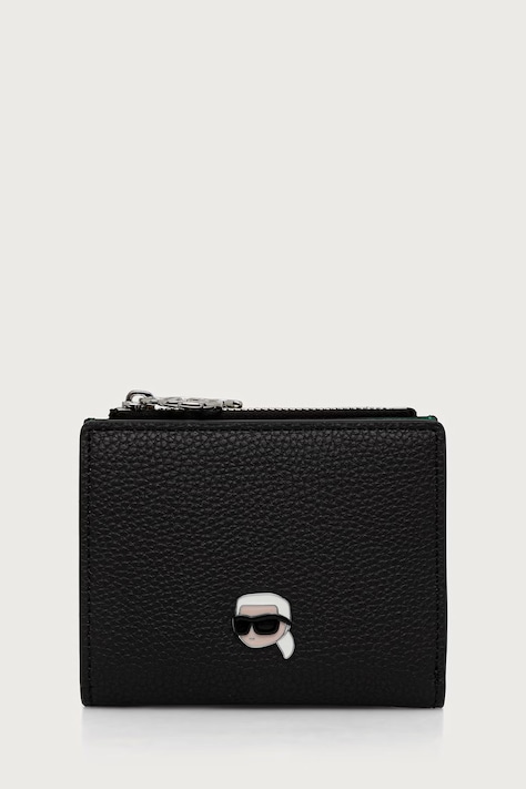 Karl Lagerfeld πορτοφόλι γυναικείο από απομίμηση δέρματος μαύρο B4W32029