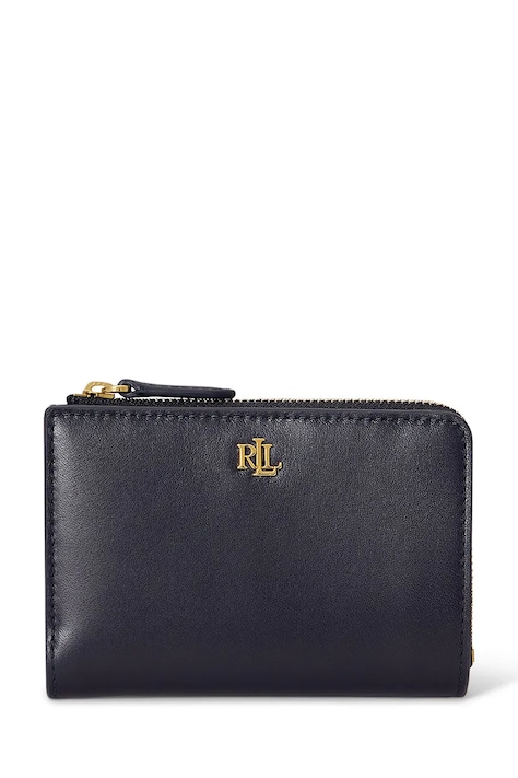 Lauren Ralph Lauren Portfel damski skórzany granatowy 432P16735