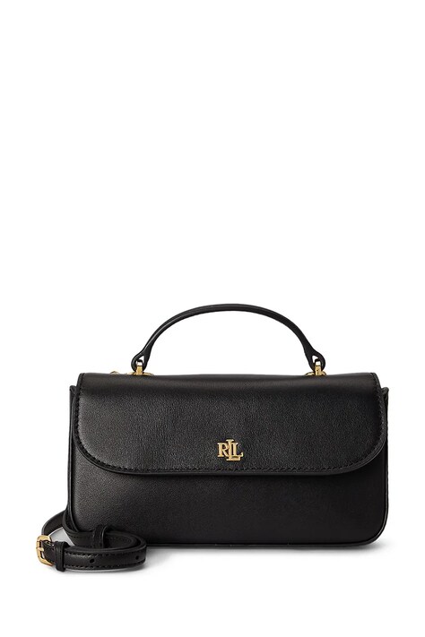 Lauren Ralph Lauren Portfel damski skórzany czarny 432P16733