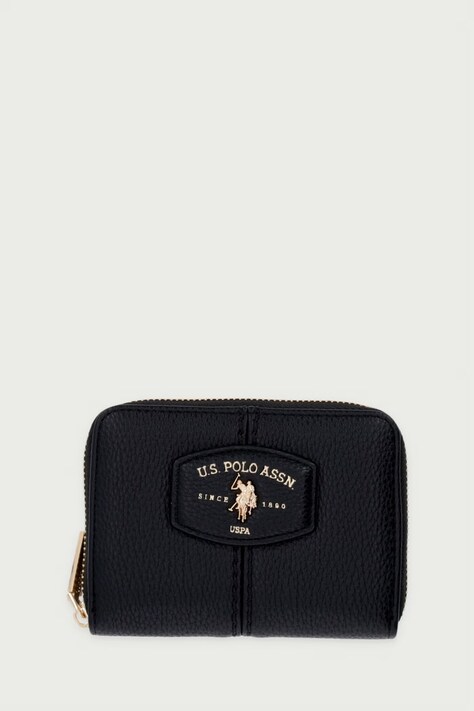U.S. Polo Assn. Portfel damski z imitacji skóry CHESTNUT czarny WIU269340WVP