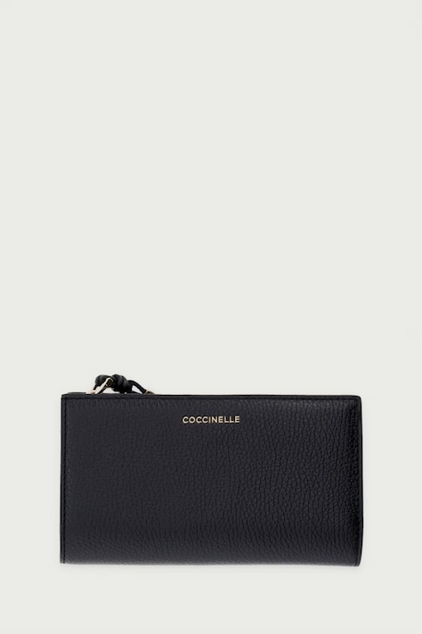 Coccinelle Portofel pentru femei din piele negru E2 VKP 11 F1 01