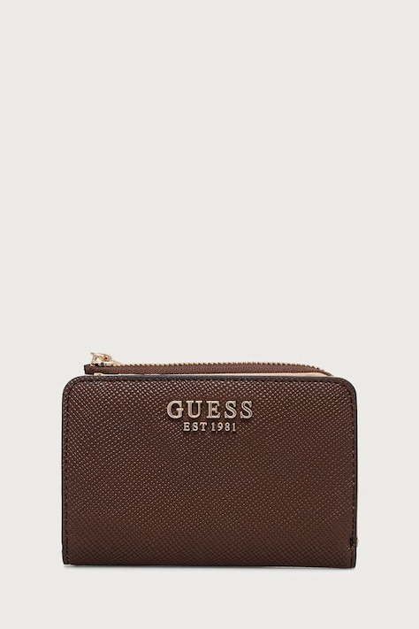 Guess portfel damski z imitacji skóry DANIELLE brązowy SWZG22 27156