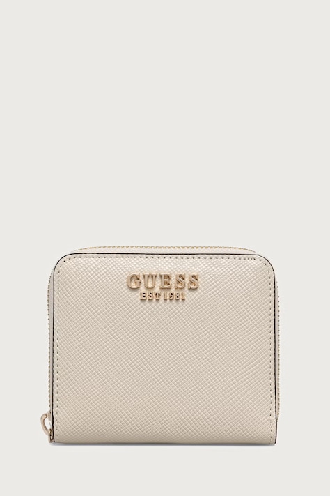 Guess portfel damski z imitacji skóry DANIELLE beżowy SWZG22 27137