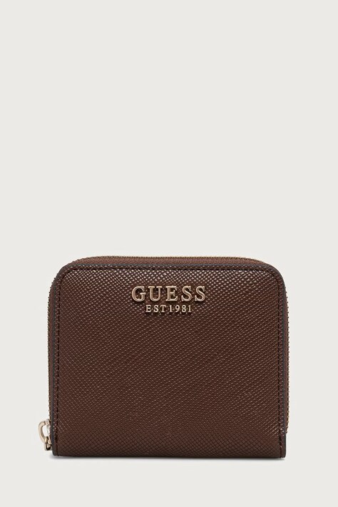 Guess portfel damski z imitacji skóry DANIELLE brązowy SWZG22 27137
