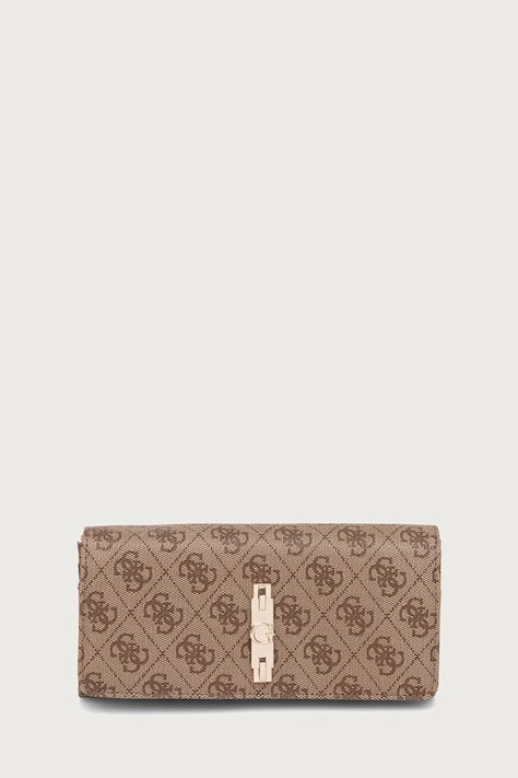 Guess Peněženka dámská z imitace kůže YVONNE béžová SWSG23 78155