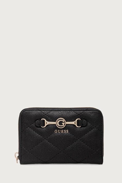 Guess portfel damski FRANCES czarny SWQG22 41140