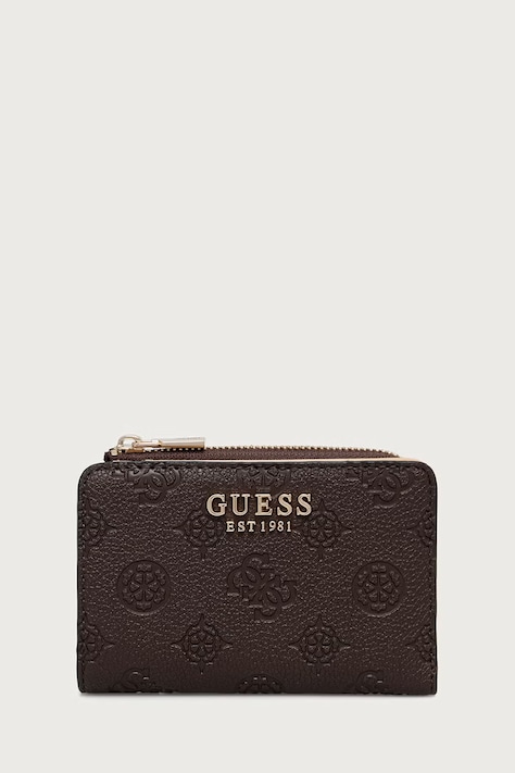 Guess portfel damski z imitacji skóry BLAKE brązowy SWPD22 22156