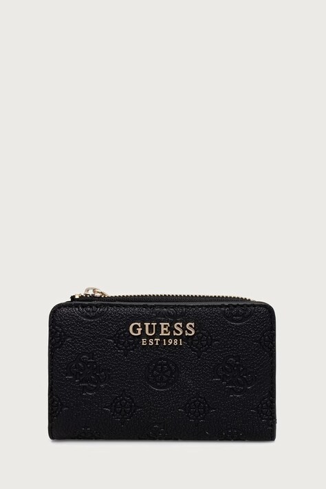 Guess portfel damski z imitacji skóry BLAKE czarny SWPD22 22156