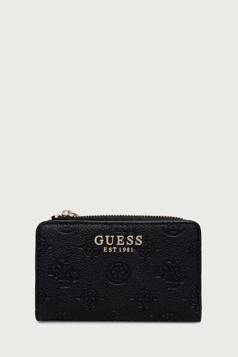 Guess portfel damski z imitacji skóry BLAKE czarny SWPD22 22156