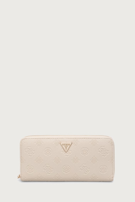 Guess portfel damski z imitacji skóry BLAKE beżowy SWPD22 22146