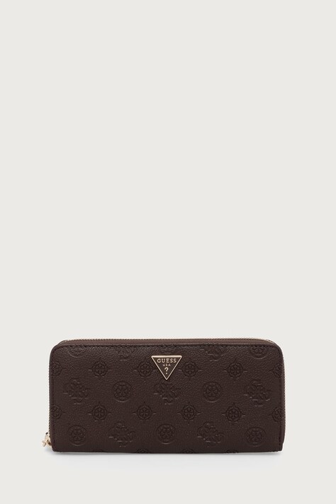 Guess portfel damski z imitacji skóry BLAKE brązowy SWPD22 22146