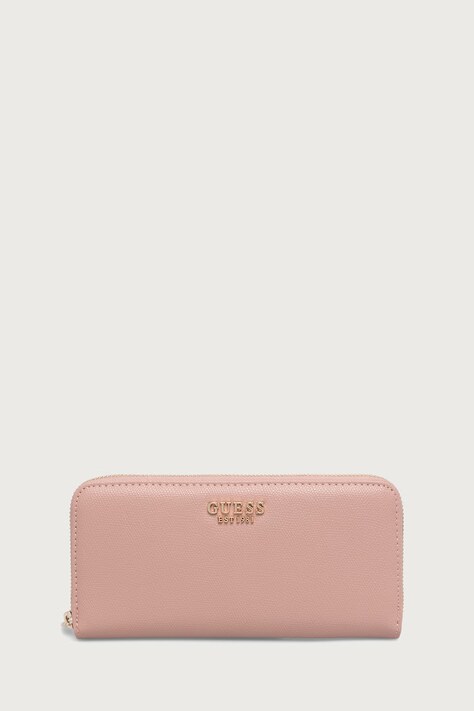 Guess portfel damski z imitacji skóry AMORETTE różowy SWBG78 98146