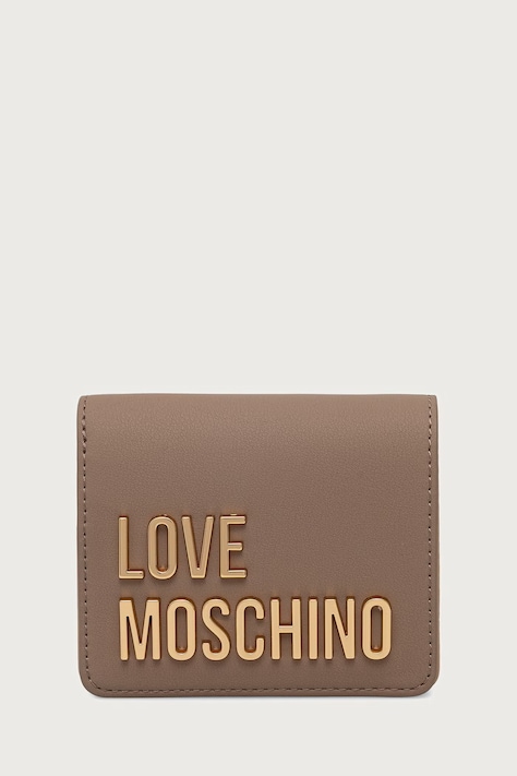 Love Moschino Portfel damski z imitacji skóry beżowy JC5612PP0PKD0105