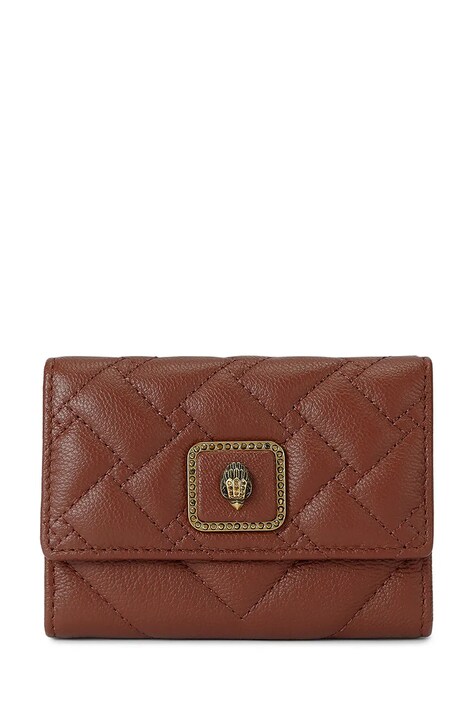 Kurt Geiger London etui na karty damskie skórzane PIMLICO bordowe 5375954109