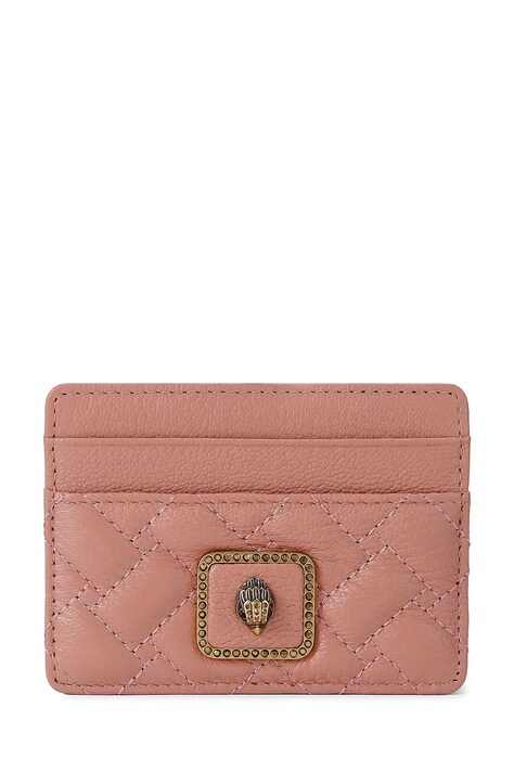 Kurt Geiger London etui na karty damskie skórzane PIMLICO różowe 5830153109