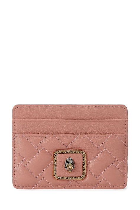 Kurt Geiger London etui na karty damskie skórzane PIMLICO różowe 5830153109
