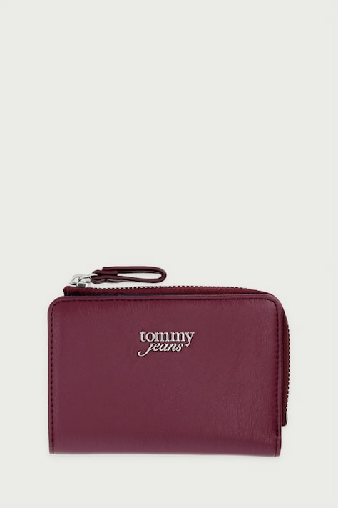 Tommy Jeans Novčanik za žene od imitacije kože bordo AW0AW19071