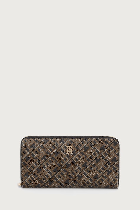 Tommy Hilfiger denarnica ženska iz umetnega usnja rjava AW0AW18996