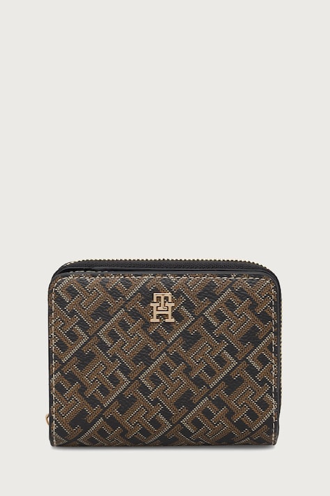 Tommy Hilfiger denarnica ženska iz umetnega usnja rjava AW0AW18995