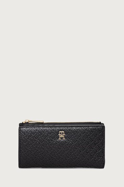 Tommy Hilfiger portafoglio da donna in similpelle nero AW0AW18989