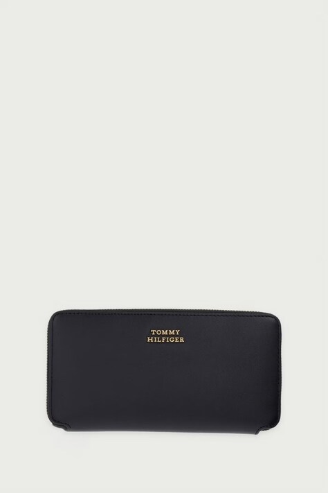 Tommy Hilfiger novčanik za žene kožni crni AW0AW18941