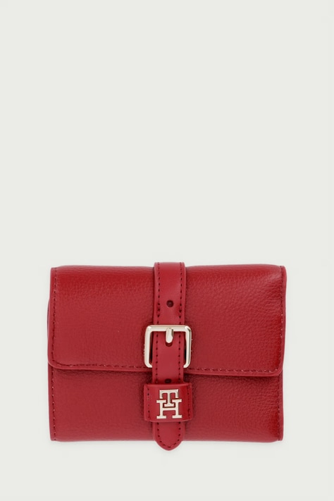 Tommy Hilfiger Portfel damski z imitacji skóry bordowy AW0AW18936