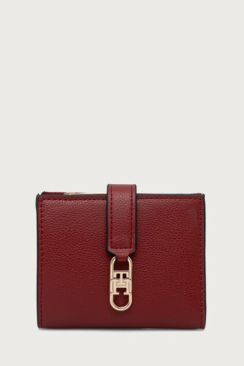 Tommy Hilfiger Novčanik za žene od imitacije kože bordo AW0AW18934