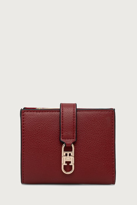 Tommy Hilfiger Novčanik za žene od imitacije kože bordo AW0AW18934