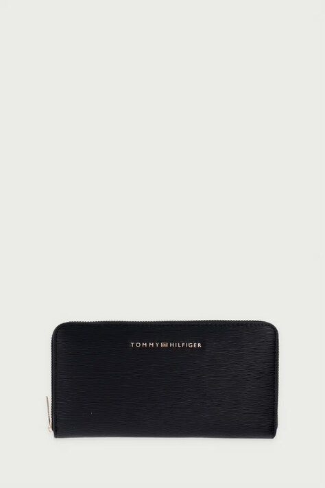 Tommy Hilfiger Портфейл дамски от имитация на кожа черен AW0AW18933