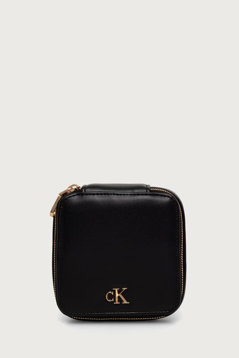 Calvin Klein etui za nakit za žene od imitacije kože crno LV04F3705G