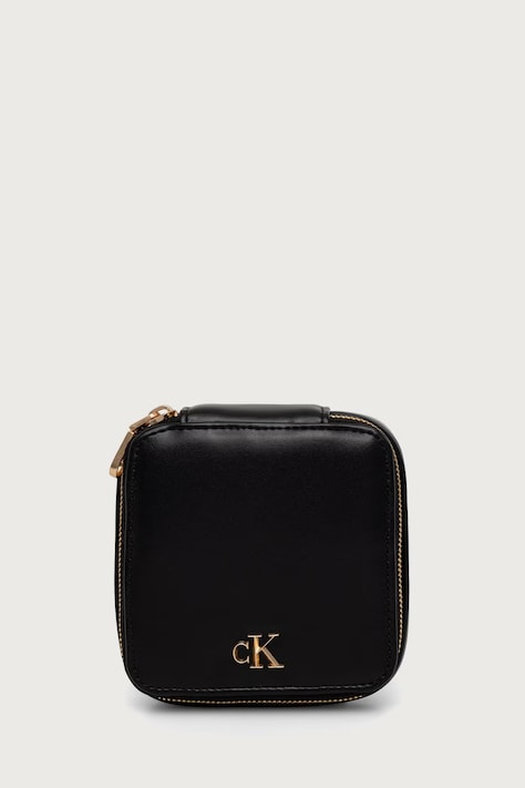 Calvin Klein etui za nakit za žene od imitacije kože crno LV04F3705G