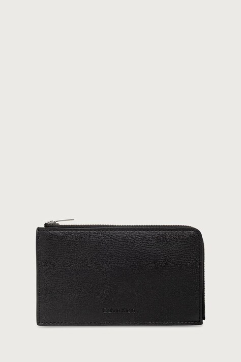 Calvin Klein novčanik za žene od imitacije kože crni LV04F1317G