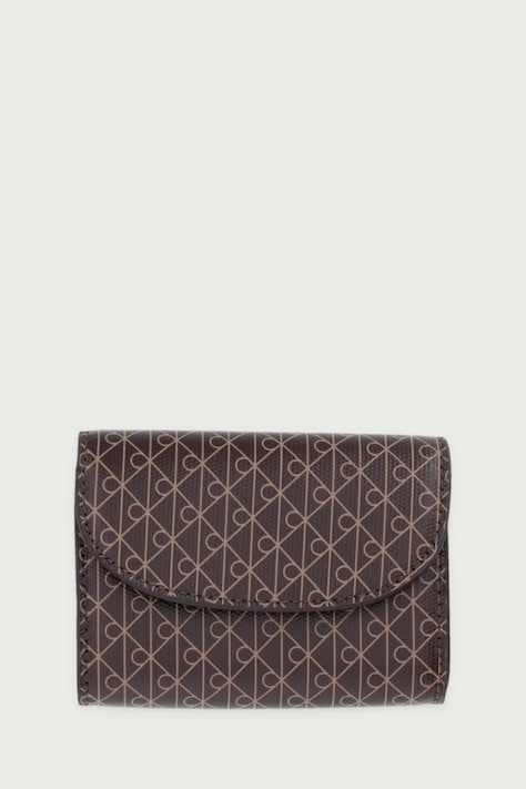 Calvin Klein novčanik za žene od imitacije kože smeđi LV04F1226G