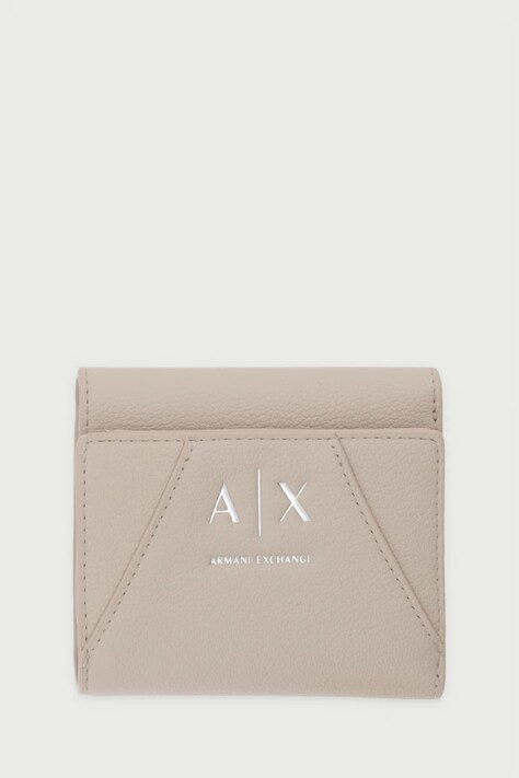 Armani Exchange Peňaženka dámska z imitácie kože béžová XW002819 AF26569