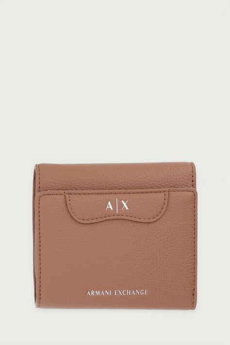 Armani Exchange Portfel damski z imitacji skóry beżowy XW002819 AF26578