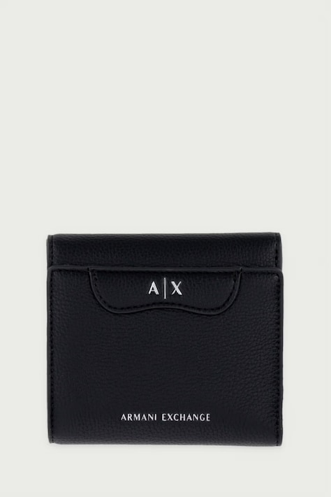 Armani Exchange Portfel damski z imitacji skóry czarny XW002819 AF26578