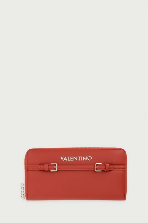 Valentino Bags Portfel damski z imitacji skóry ARCHI pomarańczowy VPSAF0155