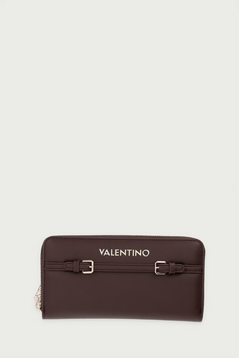 Valentino Bags Portfel damski z imitacji skóry ARCHI brązowy VPSAF0155