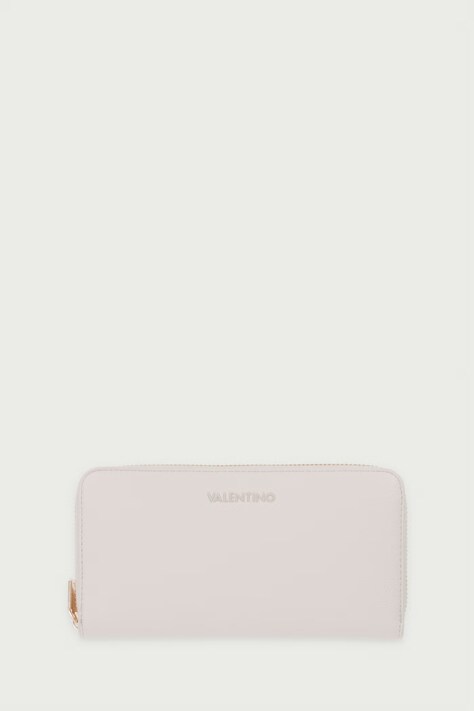 Valentino Bags Portfel damski z imitacji skóry FARN beżowy VPSA9Z155