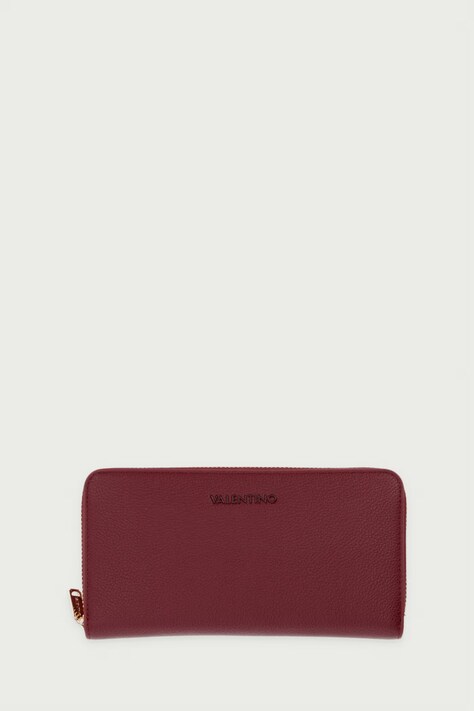 Valentino Bags Portfel damski z imitacji skóry FARN bordowy VPSA9Z155