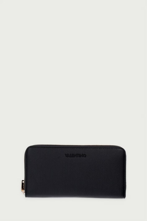 Valentino Bags Portfel damski z imitacji skóry FARN czarny VPSA9Z155