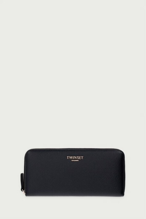 Twinset Кошелек для женщин из искусственной кожи чёрный 262TL8030