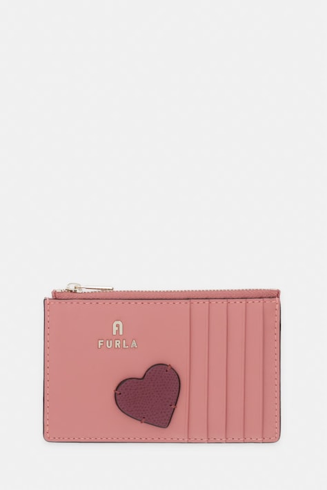 Furla portfel damski skórzany różowy WP00310 BX4604 4957S
