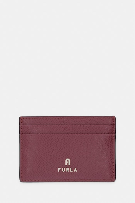 Furla etui na karty damskie skórzane bordowe WP00305 ARE000 4908S