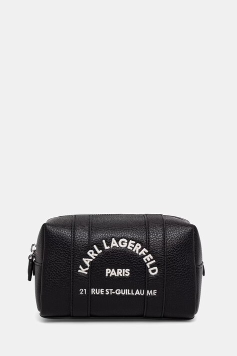 Karl Lagerfeld козметична чанта дамска от имитация на кожа K/RSG черна B3W32024