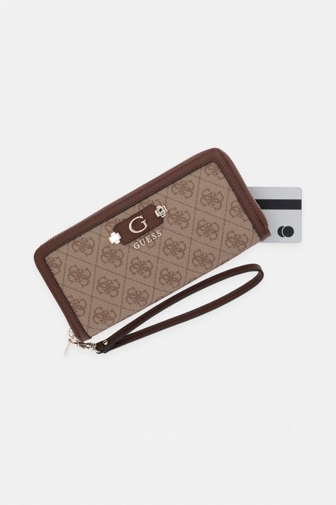 Guess portfel damski LINDSEY brązowy SWSG97 49146