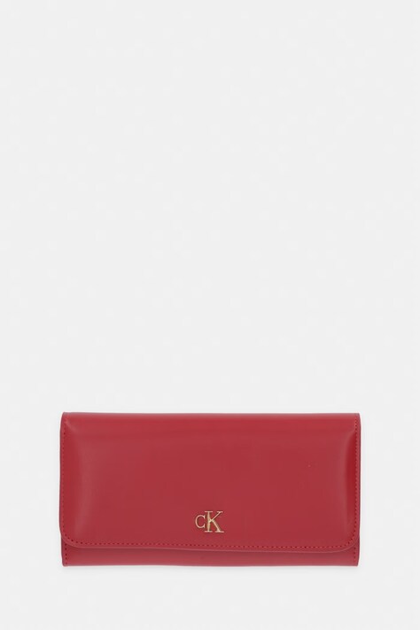 Calvin Klein portofel pentru femei, din piele burgundy LV04F1224G