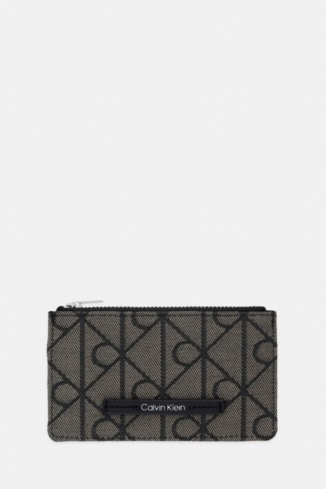 Calvin Klein portfel RFID damski beżowy LV04F1162G