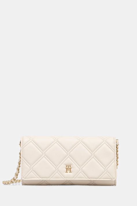 Tommy Hilfiger novčanik za žene od imitacije kože bež AW0AW18795