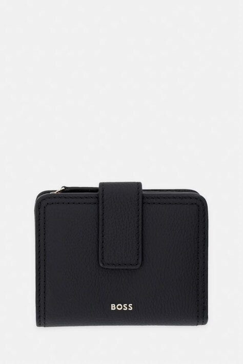 BOSS portfel damski skórzany Lenah new Sm Wallet czarny 50568170